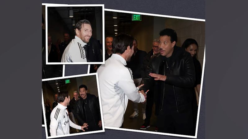 অবশেষে সেই গায়কের সাথে দেখা, যার নামে মেসির নাম রেখেছিলেন তার মা